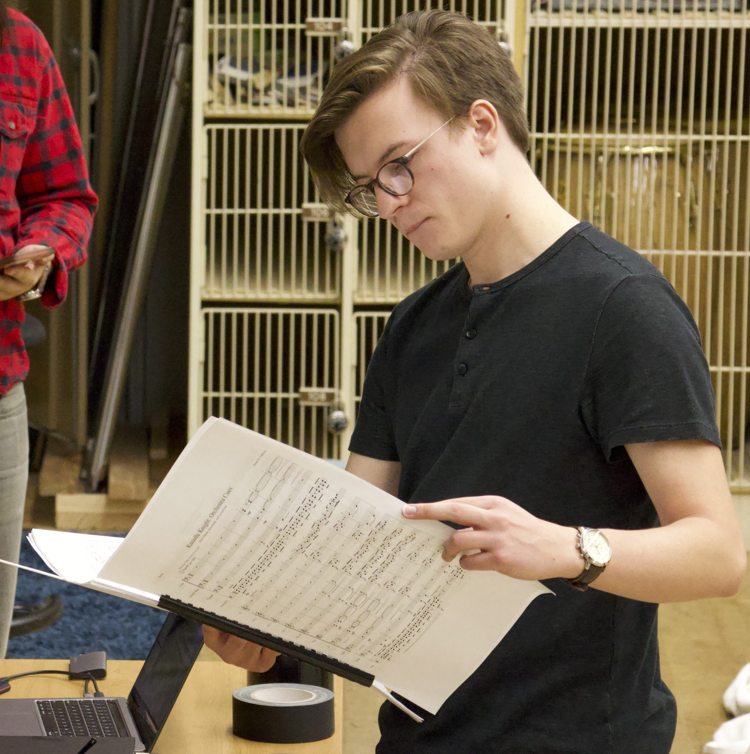 Theo Looking at Score 2 copy