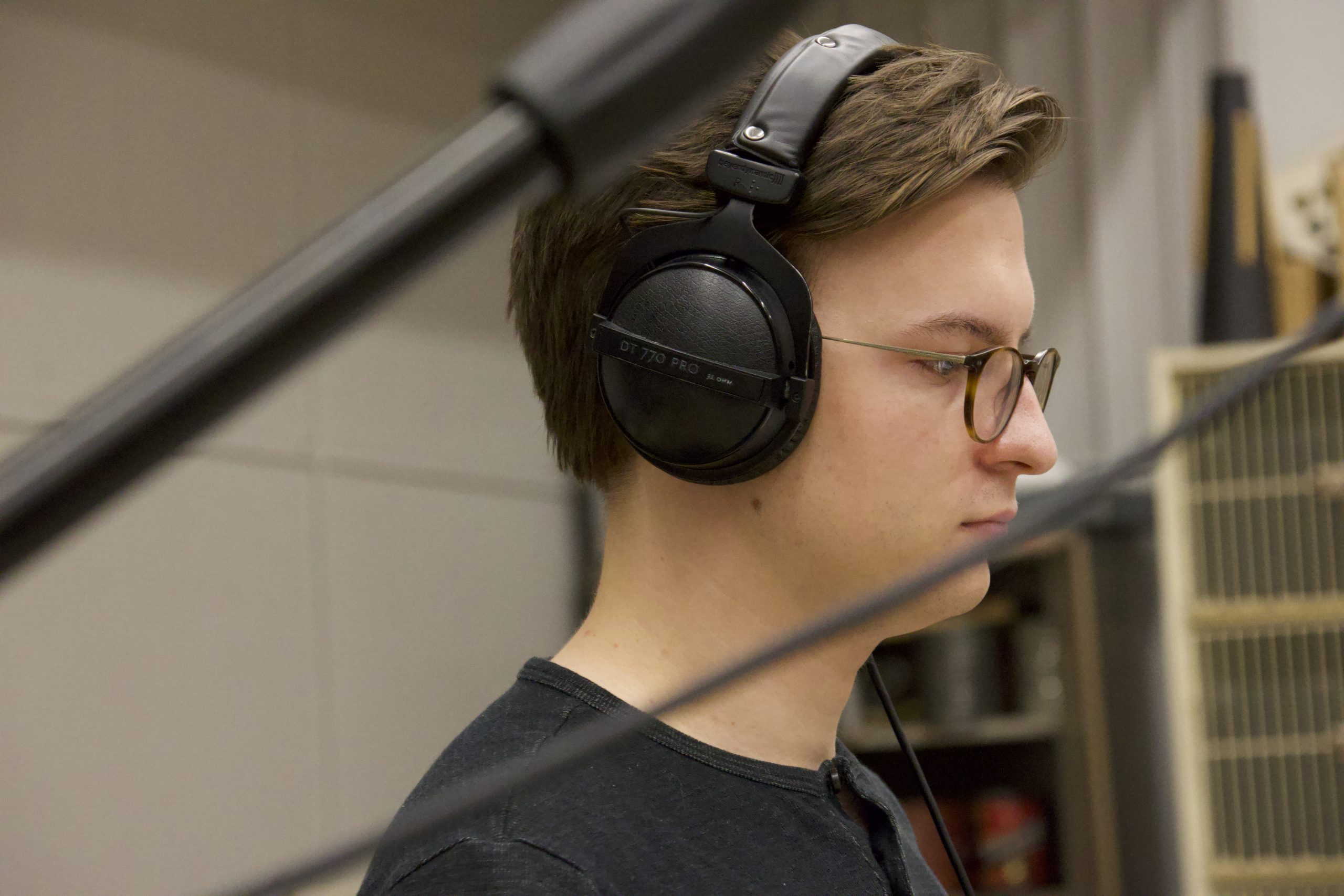 Theo with Headphones on alt